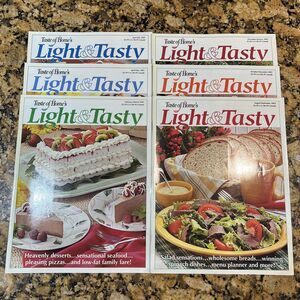 Taste of Homes Light And Tasty Cooking Recipe Magazines 2003 Back Issue Set Of 6